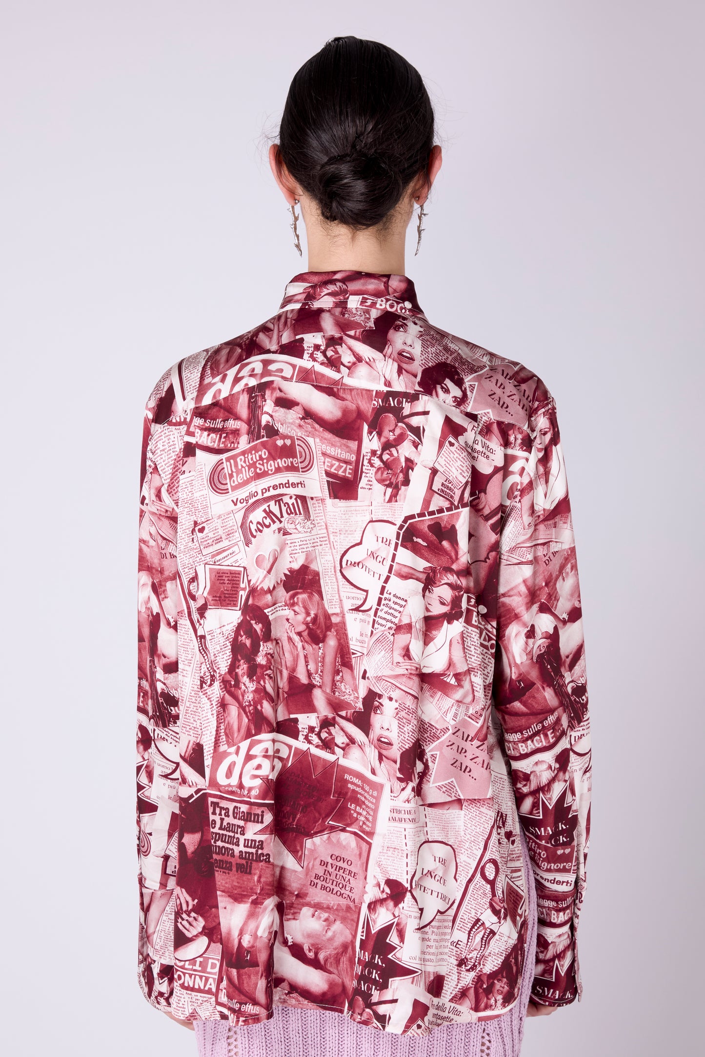 Camicia Gossip Newspaper