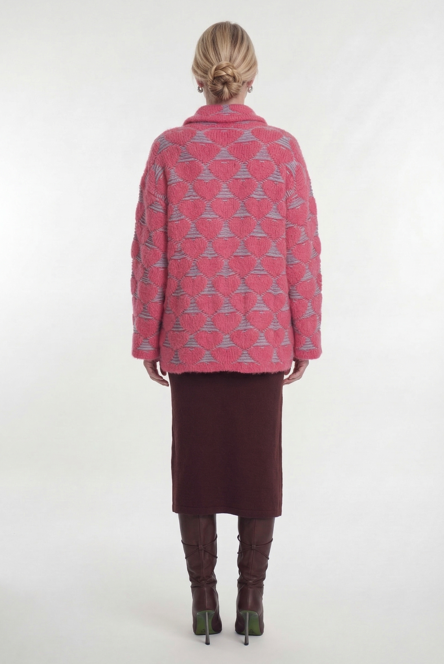 Cardigan Floating Hearts