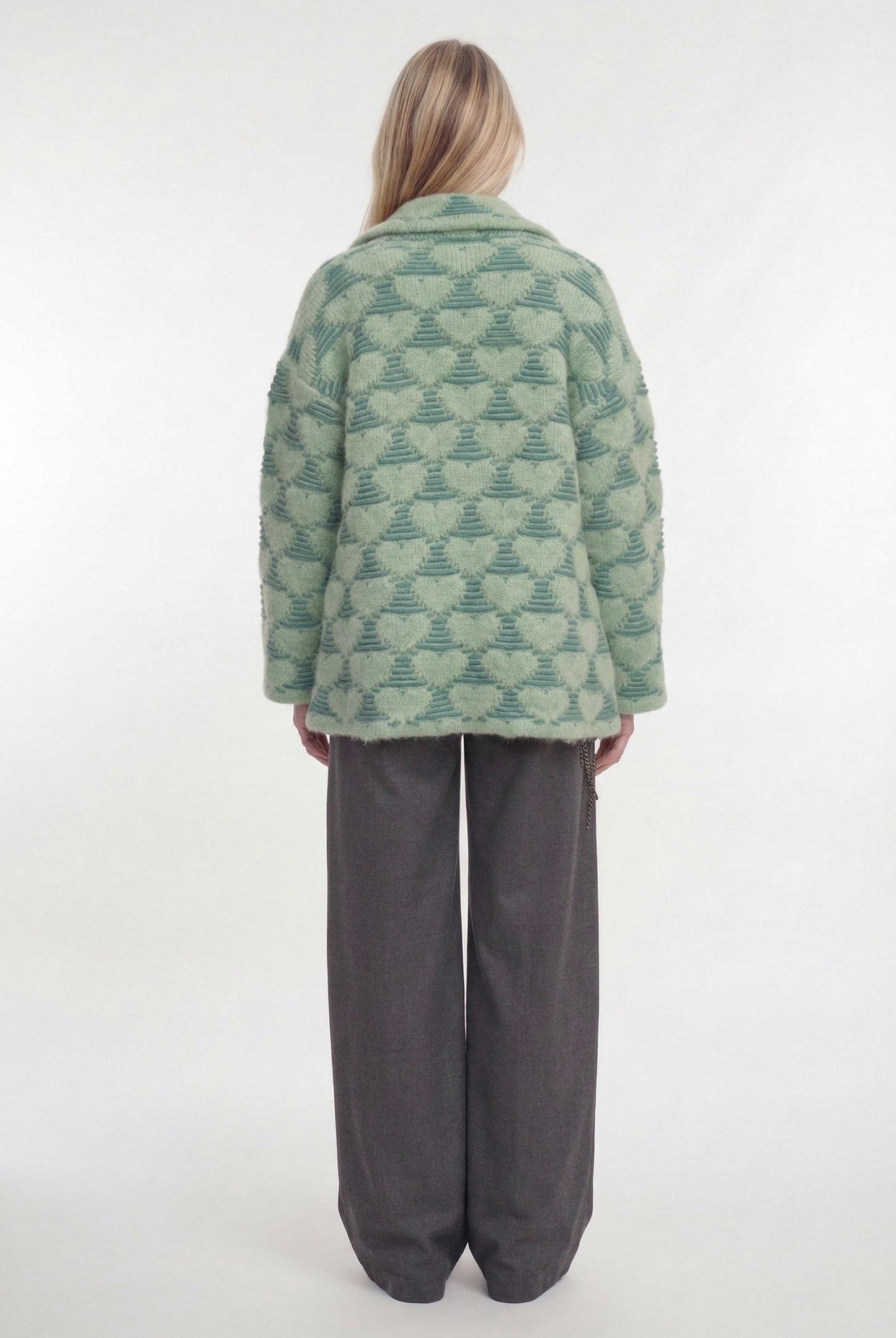 Cardigan Floating Hearts