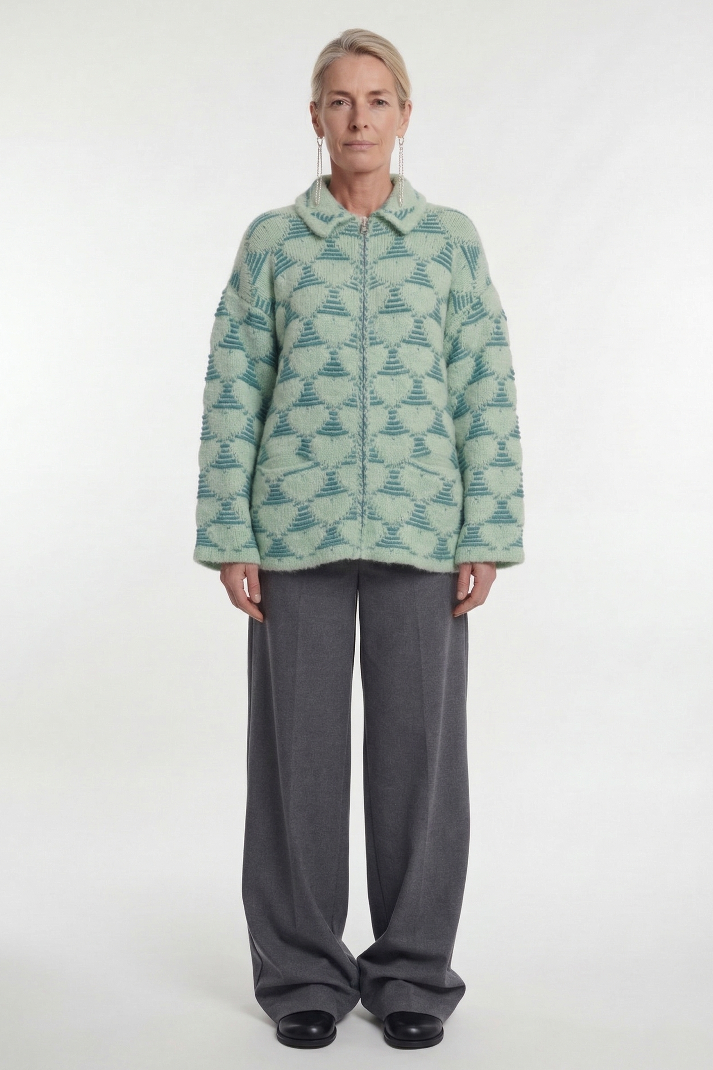 Cardigan Floating Hearts