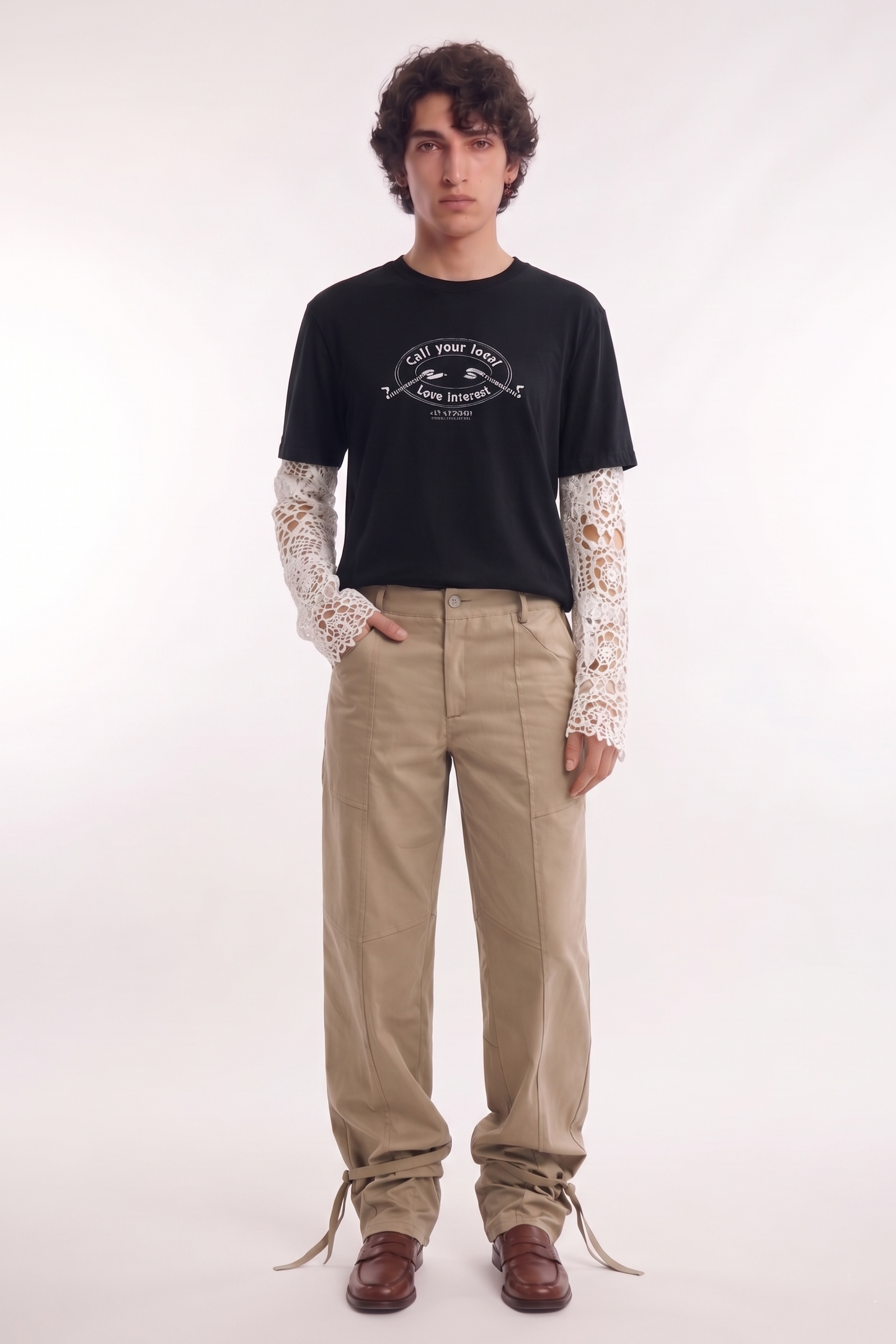 T-shirt Crochet Call your local love interest