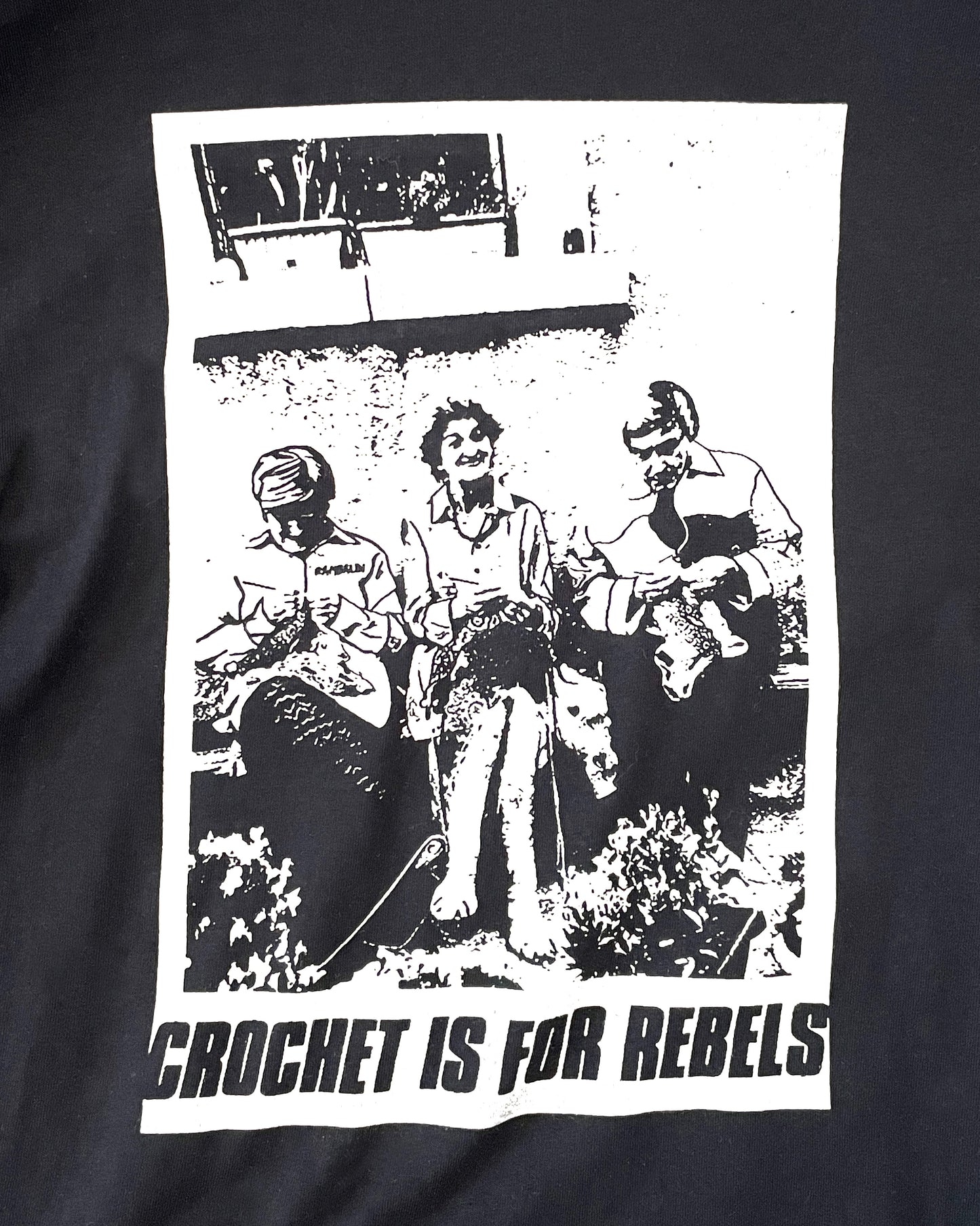Longsleeve Crochet is for Rebels