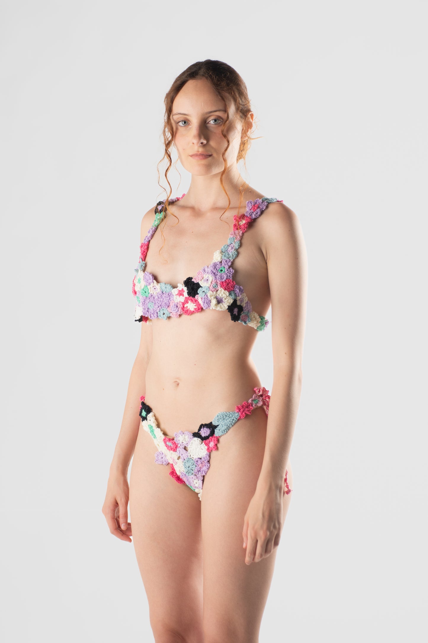 Bikini crochet Microfiori