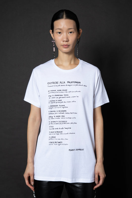 T-shirt Ostriche alla Malafemmina