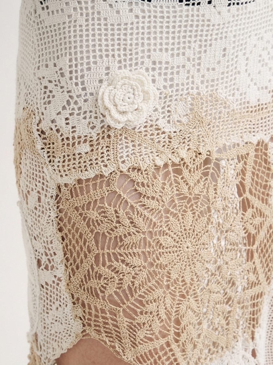 Sakura crochet skirt