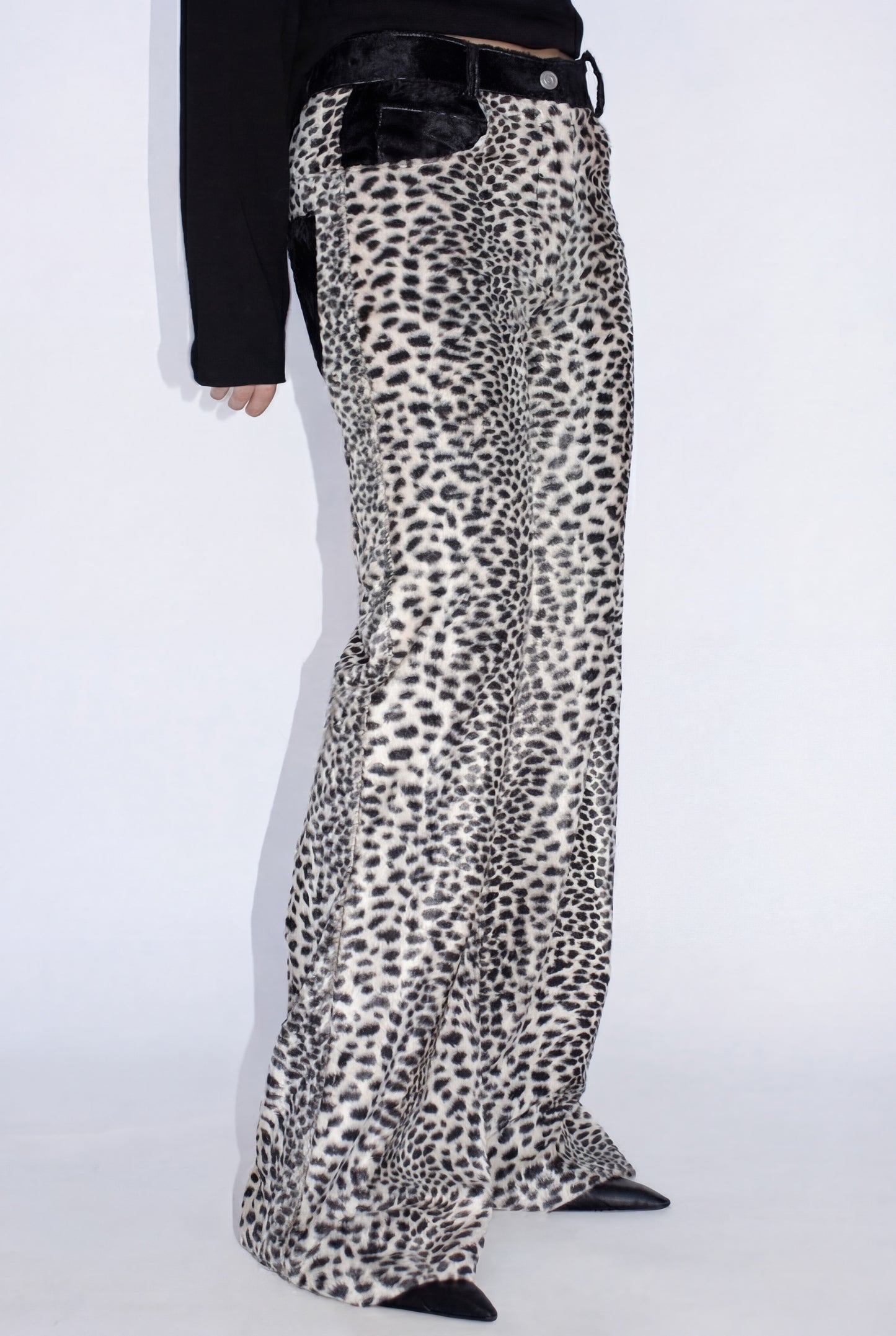 Pantalone velvet wild
