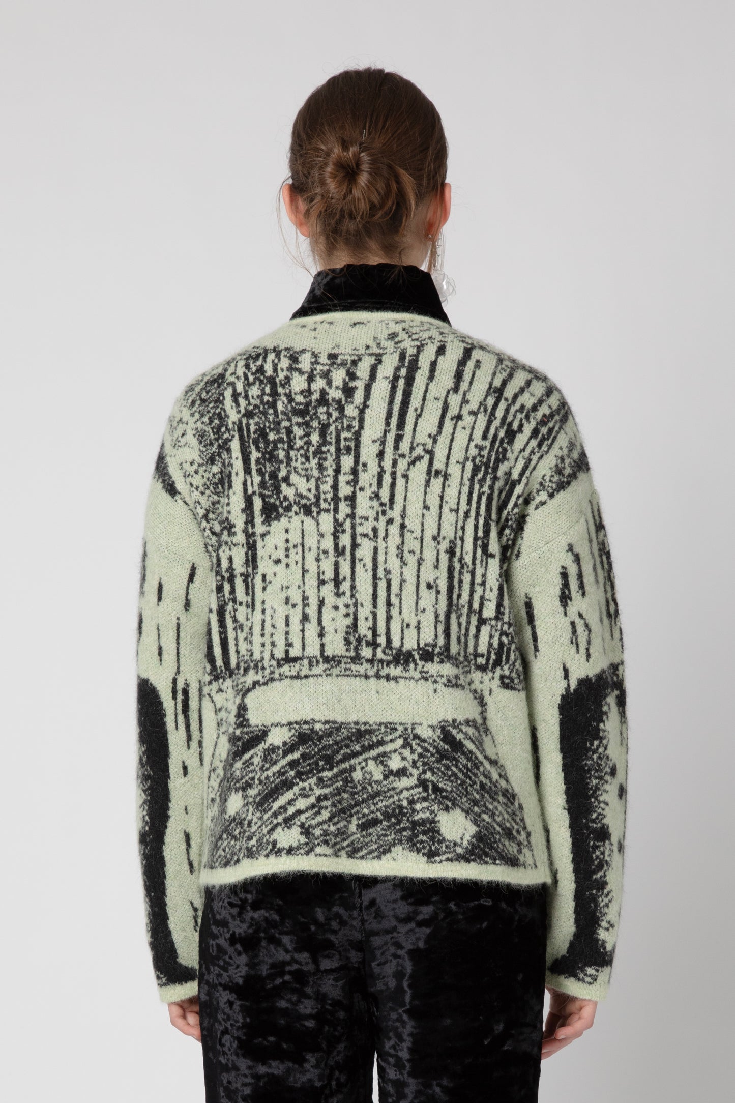 Cardigan trompe l'oeil Inverno