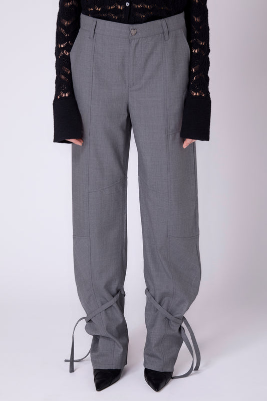 Lazy tailored pants