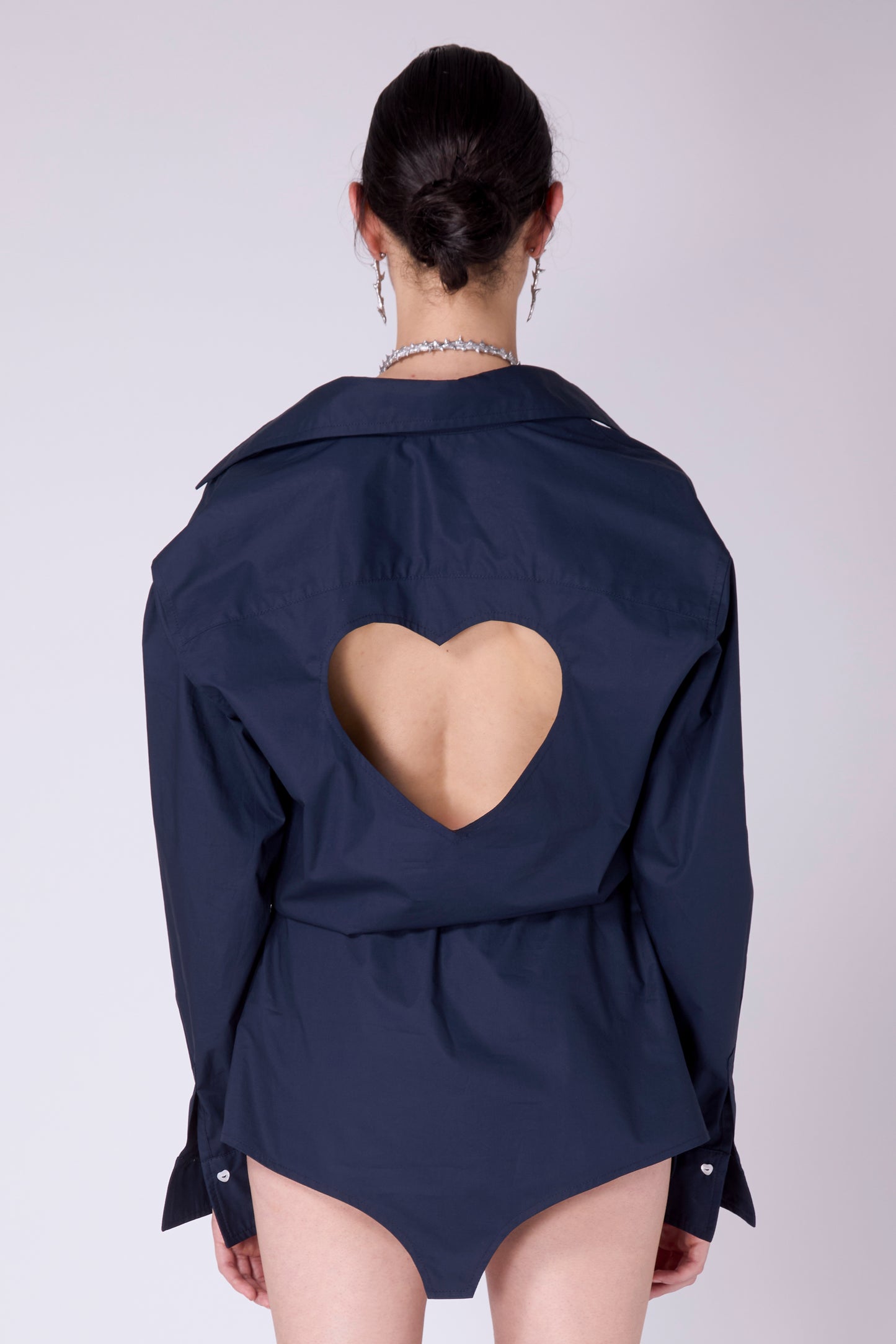 Abito cut out cuore