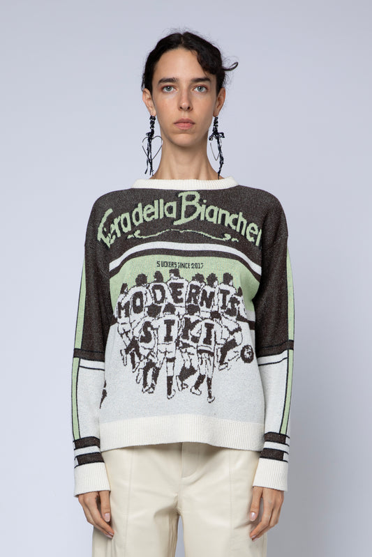 Maglia jacquard Fiera della Biancheria