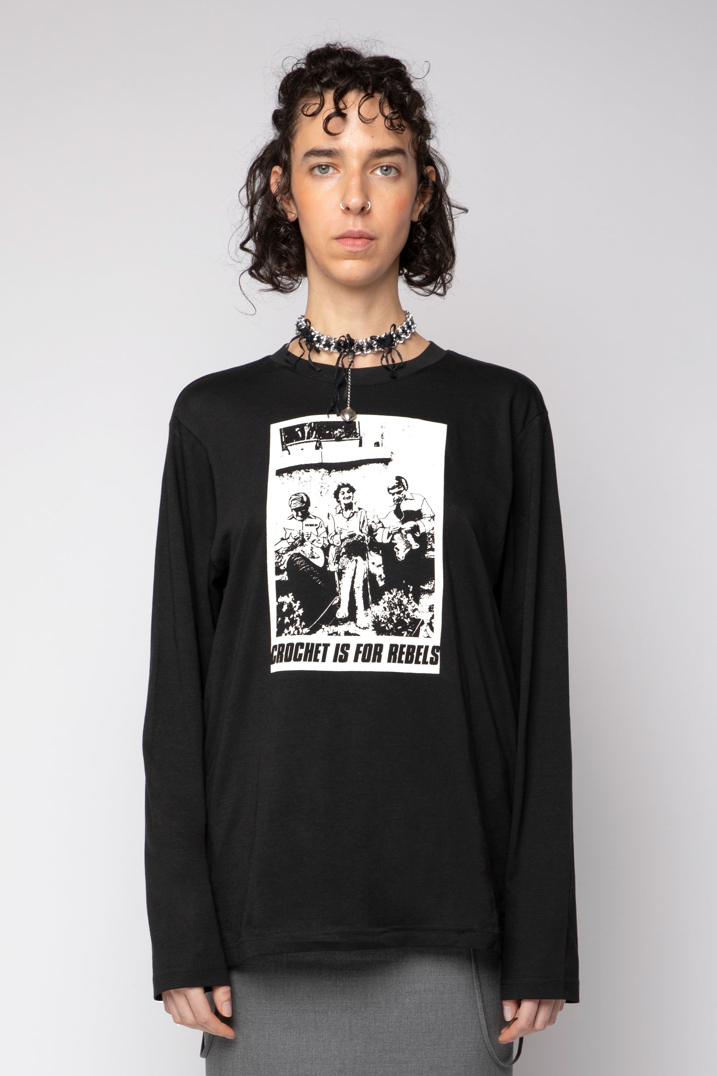 Longsleeve Crochet is for Rebels