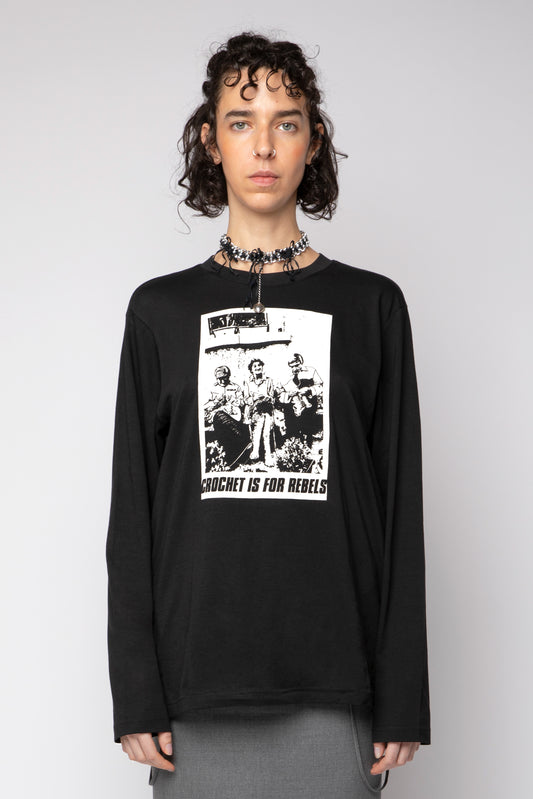 Longsleeve Crochet is for Rebels